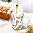 thumbnail image 3 of Yiaed Home Cooking Print Ceramics Coffee,Large Handle Design,Extra Large Tea and Coffee Cup for Office and Home Mugs, 3 of 6