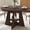 Brown, variant on TacleeKii 43" Round Dining Table with Storage Shelf, Kitchen Table with 1.2" Thick MDF Top, Brown