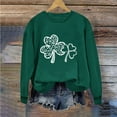 thumbnail image 2 of Luxalzxs St Patricks Day Outfits for Women, Long Sleeve Shirts for Women Lightweight Crewneck Loose St. Patrick's Day Print Tops Sweatshirts, 2 of 4
