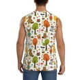 thumbnail image 4 of Balery Animals Forest Men's Sleeveless Muscle Shirts Workout Tank Top, Moisture Wicking, Odor Protection-, 4 of 8