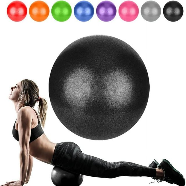 SUTENGDA InnotechSC Pilates Ball 9 Inch Core Ball Small Exercise Ball with Exercise Guide Barre Ball Mini Yoga Ball for Pilates Yoga Core Training Physical Therapy Balance Stability