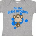 thumbnail image 4 of Inktastic I'm the Little Brother with Cute Monkey Boys Baby Bodysuit, 4 of 5