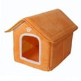 thumbnail image 6 of EHJRE Cat Bed Autumn Winter Removable Self Warming Pet Shelter for Dog Cats Kitten Yellow and L, 6 of 8