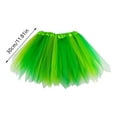 thumbnail image 3 of Povozer Tulle Tutus Dresses for Toddler Girls Birthday Dress Tutus for Girls(Green,3-8T), 3 of 4