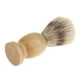 thumbnail image 3 of Brocha de afeitar profesional para peluquería y peluquería con mango de madera. Amarillo + negro, 3 of 6