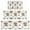 White Highland Cow-2, variant on White Highland Cow Flower Pattern Kitchen Rugs Sets Of 3,Kitchen Runner Rugs Non Skid Washable,Decorative Kitchen Floor Mats for Kitchen,Sink,Laundry,17"x30"+ 17"x47" + 17"x59"