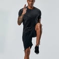 thumbnail image 4 of Camiseta deportiva deportiva de rendimiento activo con absorción de humedad y ajuste seco para hombre, 4 of 6