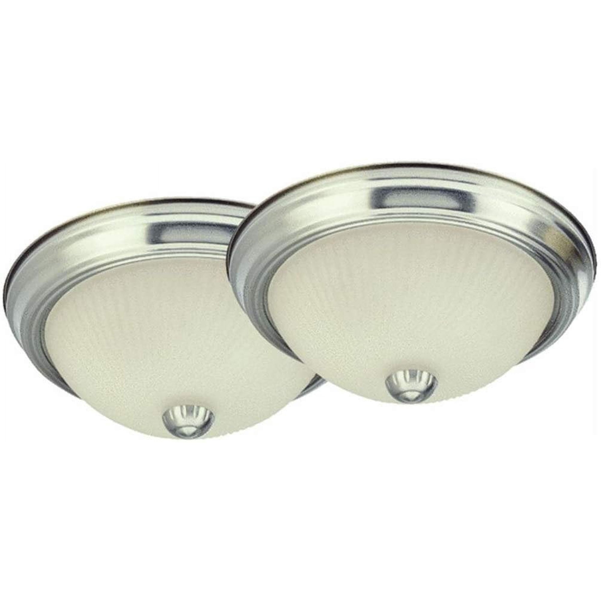 Westinghouse Ceiling Light Fixture Traditional - Frosted Glass, Energy Efficient - 2 Pack
