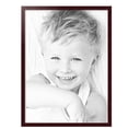thumbnail image 2 of ArtToFrames 28" x 38" Mahogany Picture Frame, 28x38 inch Brown MDF Poster Frame (WOM-3978),  Pack, 2 of 8