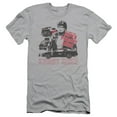 thumbnail image 1 of Knight Rider Super Pursuit Mode Adult 30/1 T-Shirt Silver, 1 of 1