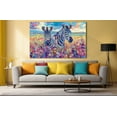 thumbnail image 2 of Zebra Canvas Art Zebras Wall Decor Canvas Wall Art For Livingroom Bedroom Office, 2 of 6
