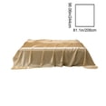 thumbnail image 2 of Washable Satin Bed Sheet for Master Bedroom Guest Room Flat Sheet Fitted Sheet Polyester Silk Feel Queen Size King Size Bedding Set 1 Piece, 2 of 5