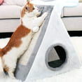 thumbnail image 4 of Cat Scratcher House  Design MultiFunctional Sisal Pine Wood Stress Relief Cat Bed Cave, Foldable Design For Muscle Exercise, 4 of 8