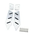 thumbnail image 4 of Kit de placa de pedal de reposapiés de aluminio izquierdo y derecho para C400x Professional CNC mecanizado Plateado, 4 of 8