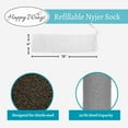 thumbnail image 5 of Happy Wings 3 Pack Refillable Instant Mesh Sock Feeder for Wild Bird Seed (for Nyjer & Finch Blend) - Dry, 5 of 8