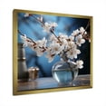 thumbnail image 2 of Designart "Solo Gentle Grey Bluebonnet" Blue Bonnets Picture Framed Canvas Prints, 2 of 5