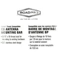 thumbnail image 4 of Lot of 2 RoadPro RP-50 5.5 Inch SS CB Radio Antenna Mounting Bar-Volvo Trucks, 4 of 9