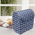 thumbnail image 4 of Evil Eye Lounger Chair Bag, Water Drops Inspired Shape up and down Luck Charm Vivid Tile Design, High Capacity Storage with Handle Container, Lounger Size, Blue Pale Blue White, by Ambesonne, 4 of 5