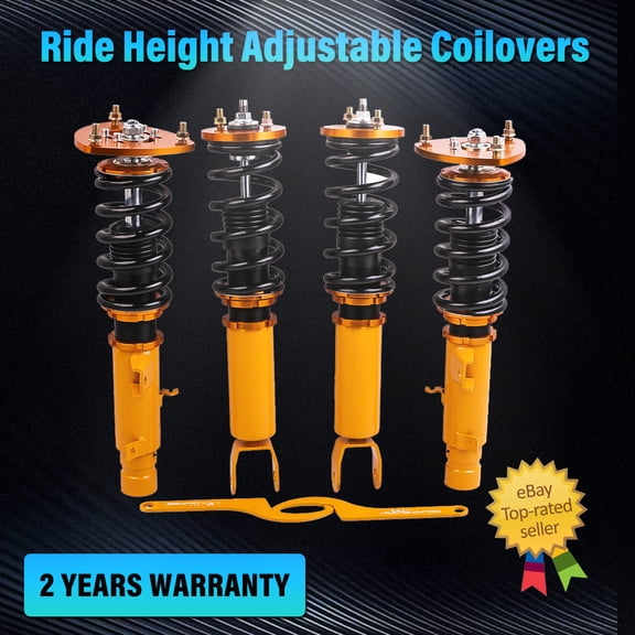 maXpeedingrods Coilovers for Honda Accord 2013-2017, for Acura TLX 2015-2020, Height Adjustable Coilovers Suspension Kit, Preset Damping Shock Absorber Struts, Lowering Kit Gold