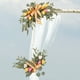 thumbnail image 2 of 2 piezas de arco de boda con flores, guirnalda hecha a mano, guirnalda de flores artificiales para Opción 6B, 2 of 8