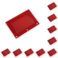 thumbnail image 3 of Injueey Práctica bolsa con cremallera para organizar archivos y documentos Bolsa de almacenamiento de documentos duradera roja Rojo 10Conjunto, 3 of 6