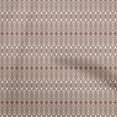 thumbnail image 1 of oneOone Cotton Poplin Brown Fabric Asian Ikat Craft Projects Decor Fabric Printed By The Yard 56 Inch Wide-9572, 1 of 4