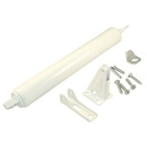 Barton Kramer Powder Coated White Aluminum Pneumatic Adjustable Door Closer