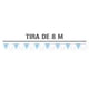 thumbnail image 4 of Banderin Calado Toda Ocasion DECORAMEC PAPEL PICADO 5 tiras de 8 metros diseño Toda Ocasion Flores de vibrantes colores azul con blanco, 4 of 6