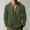 Army Green, variant on Men's Solid Color Hooded Cardigan Long Sleeve Casual Button Up Top
