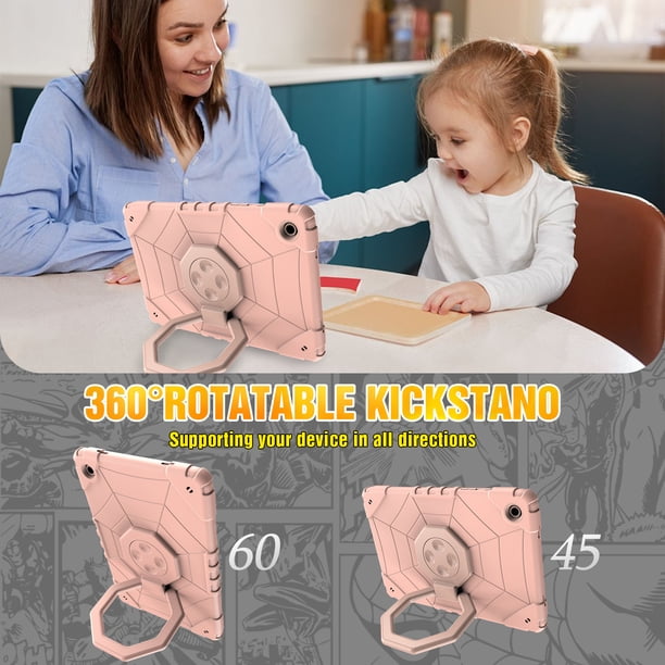 Dteck for iPad 9th/8th/7th Generation Case, 360 Rotating Stand