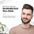 thumbnail image 2 of Herbishh Hair Wax Stick For Women & Men 2.7 OZ - Nourish & Styling Slick Wax Stick for Hair Smoothing, Flyaway, Controls Frizzy Hair, Perfect for Hairline and Nape Area, Wax Stick for Hair Fly Away, 2 of 7