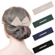 thumbnail image 1 of 4 Pieces Deft Hair Bun Maker Doughnut Hair Bun French Hairstyle (black, Khaki, Green, Dark Blue,fabric), 1 of 5