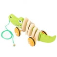 thumbnail image 3 of Juguete de cuerda de madera NikouMX cocodrilo para niño pequeño funcionalidad inteligente, 3 of 8