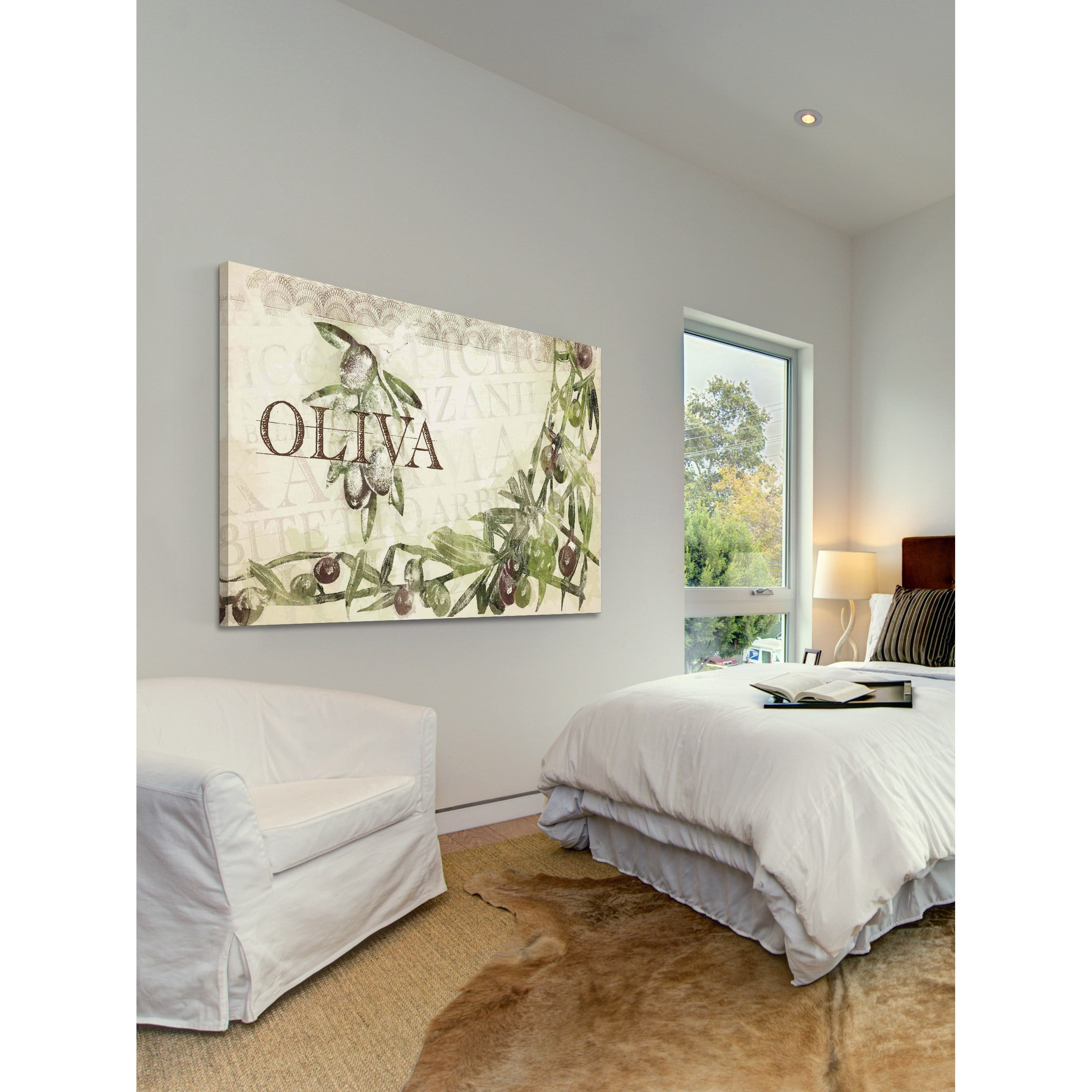 Marmont Hill "Olive" Painting Print on Canvas