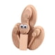 thumbnail image 4 of Juguete de madera para niños, figuras de animales pequeños hechos a mano, rompecabezas de madera 3D para preescolar. Pavo real, 4 of 9