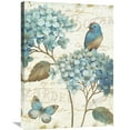 thumbnail image 1 of Global Gallery's 'Blue Garden III Crop' by Daphne Brissonnet Stretched Canvas Wall Art, 1 of 4