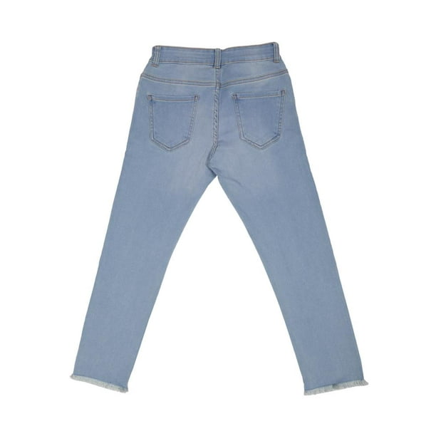 Girls Denim Bottom LT BLUE