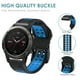 thumbnail image 3 of Correa deportiva de silicona blanda para correa Garmin Fenix ​​7/6 Pro/5 de 22 mm (negro azul) WDOplteas Para estrenar, 3 of 9