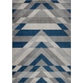 thumbnail image 1 of Beautiful Super Soft Modern Indoor Vincenza Collection Doormat Carpet for Bedroom Living Room Dining Room in Grey-Blue, 2' x 3'3"(60cm x 100cm), 1 of 4