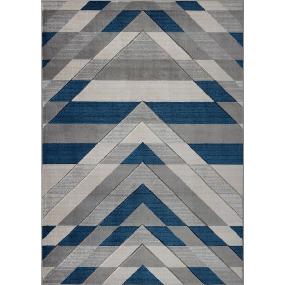La Dôle Vincenza Collection Geometric Transitional Area Rug