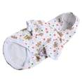 thumbnail image 1 of Dog Warm Jacket, Polyester Cotton Soft Gingerbread Man Print Elastic Cute Christmas Dog Hoodie  For Home For Small Large Pets M, 1 of 8