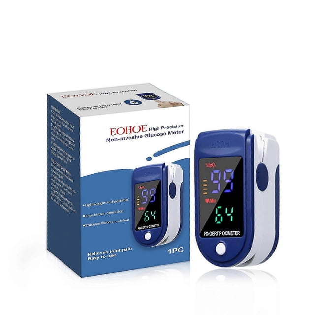 Portable Blood Glucose Monitor with Leg Foot Discomfort Relief Feature Compact Health Tracking Device with Clear Display Readings Management