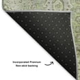 thumbnail image 5 of Addison Rugs Mayfield Premium Machine Washable Traditional Border Aloe Rectangle Rug, 9' x 12', 5 of 7