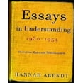 thumbnail image 1 of Essais en Compréhension, 1930-1954: Formation, Exil et Totalitarisme, 1 of 1