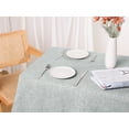 thumbnail image 5 of REGALWOVEN Rectangle Tablecloth with Fringe for Indoor and Outdoor, Grey 52' x 71', 5 of 5