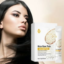 HYLLai Rice Extract Shampoo, Low-Temperature Extracted Formula for Gentle Cleansing & Nourished Hair, 200ml