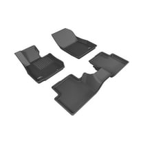 3D MAXpider Custom Fit Kagu Floor Mat (Black) Compatible with Mazda CX-3 2016-2021 - Full Set