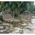 thumbnail image 4 of Flowerhouse FHPC400-XW-SAND-SET 56 in. Cozy Crossweave Pumpkin Conversation Set, Sand, 4 of 4