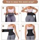 thumbnail image 4 of Waist Wrap, Waist Trainer For Women With Loop Design, Tightness Adjustable Non-slip, Invisible Flexible For Stomach, Lower Belly Fat., 4 of 4