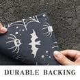 thumbnail image 6 of Dark Blue Halloween Spider Webs Bats and Spiders Door Rugs,Washable Non Slip Door Mats Indoor,Decorative Door Mats,Entry Mat Indoor for Entrance,Bedroom,Kitchen,Bathroom,20"x32", 6 of 6